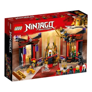 Lego set Ninjago throne room showdown LE70651